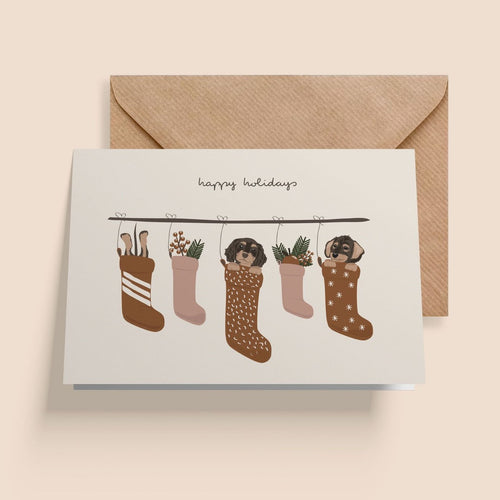 Alfie's Greetings Christmas Stockings - Puppylicious Boutique Dog Bandanas