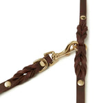 "Butter" 3X Adjustable Dog Leash - Classic Brown